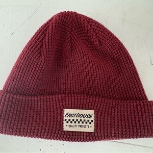 Fasthouse Burgundy Knit Beanie